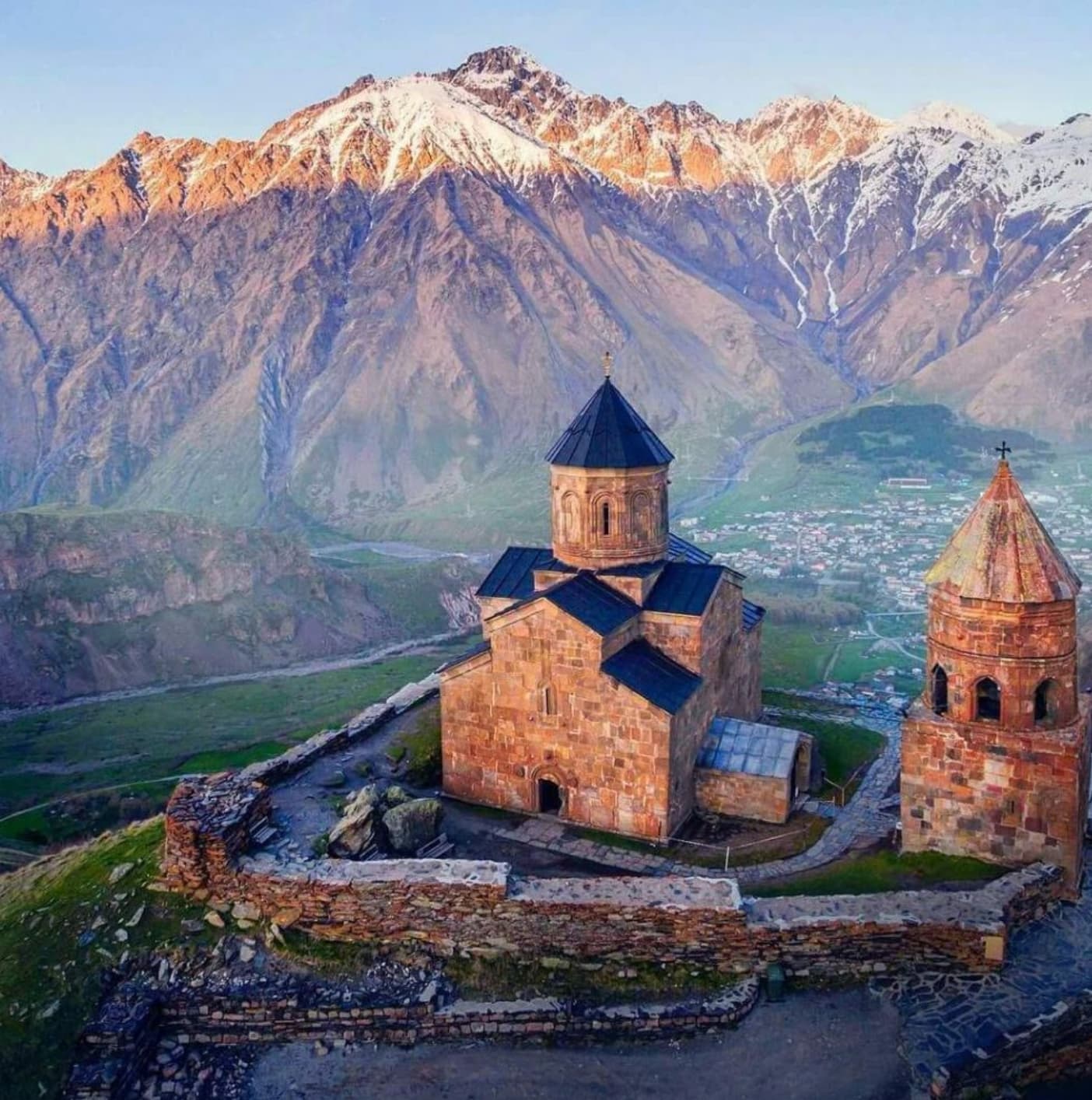 “Gergeti Trinity Church, Georgia.”